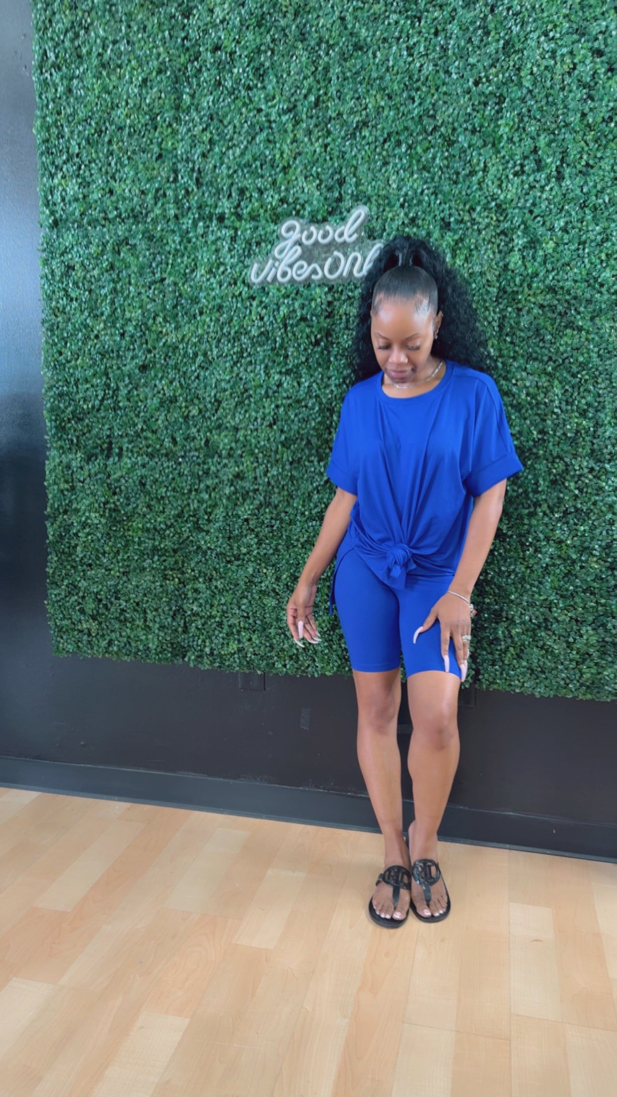 Relaxed Short Set (Blue)