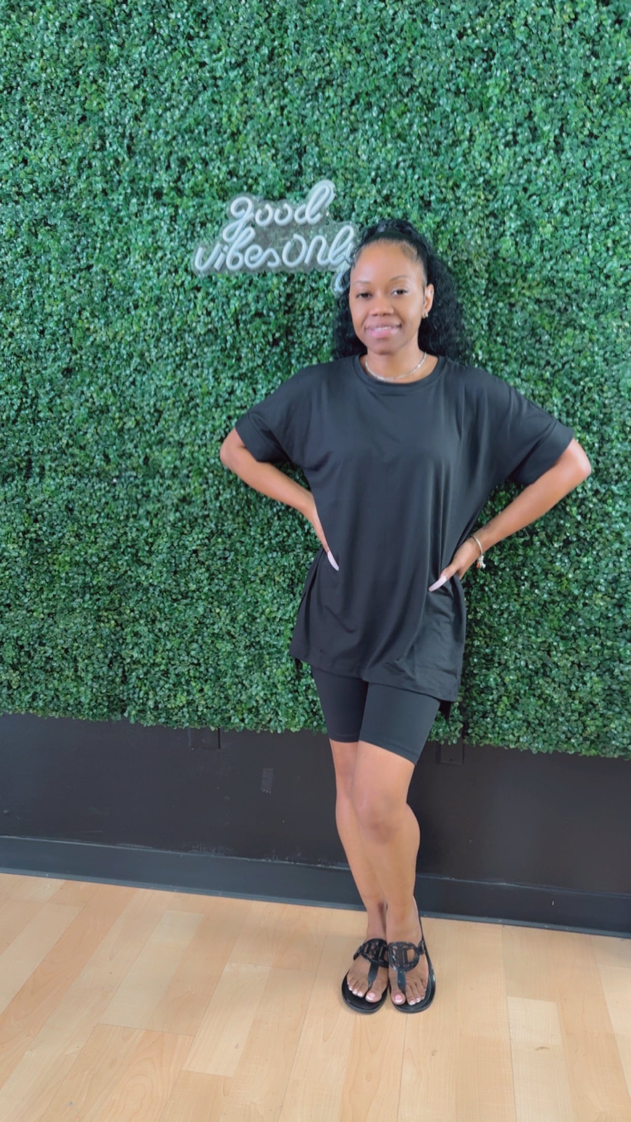 Relaxed Short Set (Black)