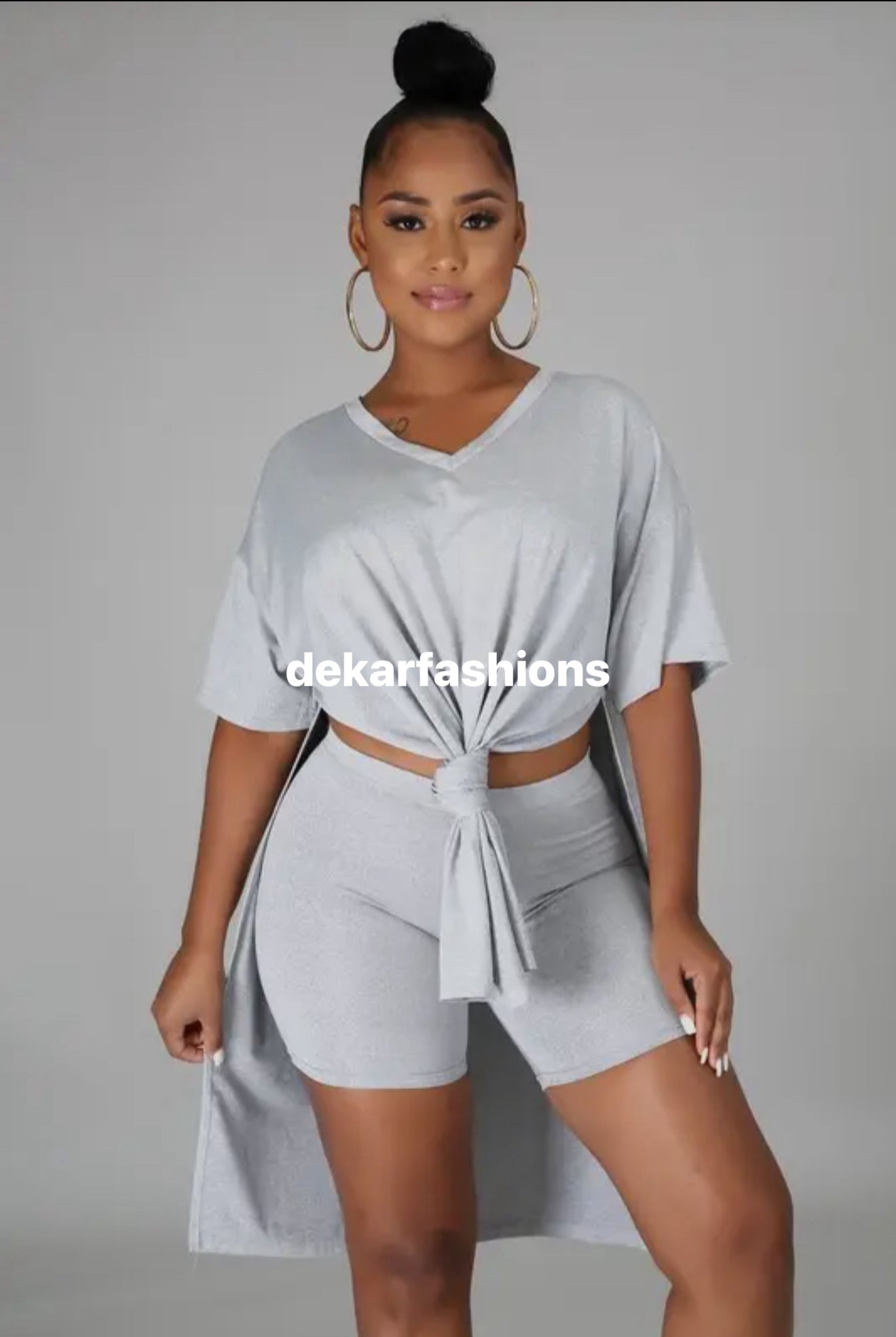 “Shelbie” Split Short Set