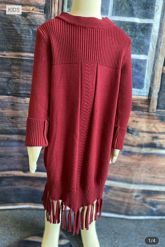 Tassel Sweater Dress