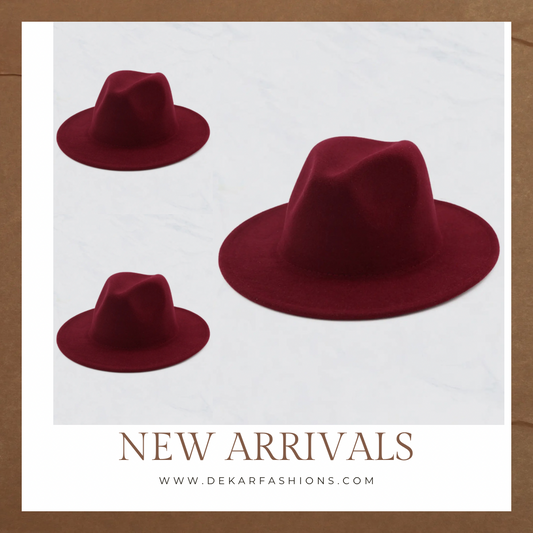 “Fedora” Burgundy