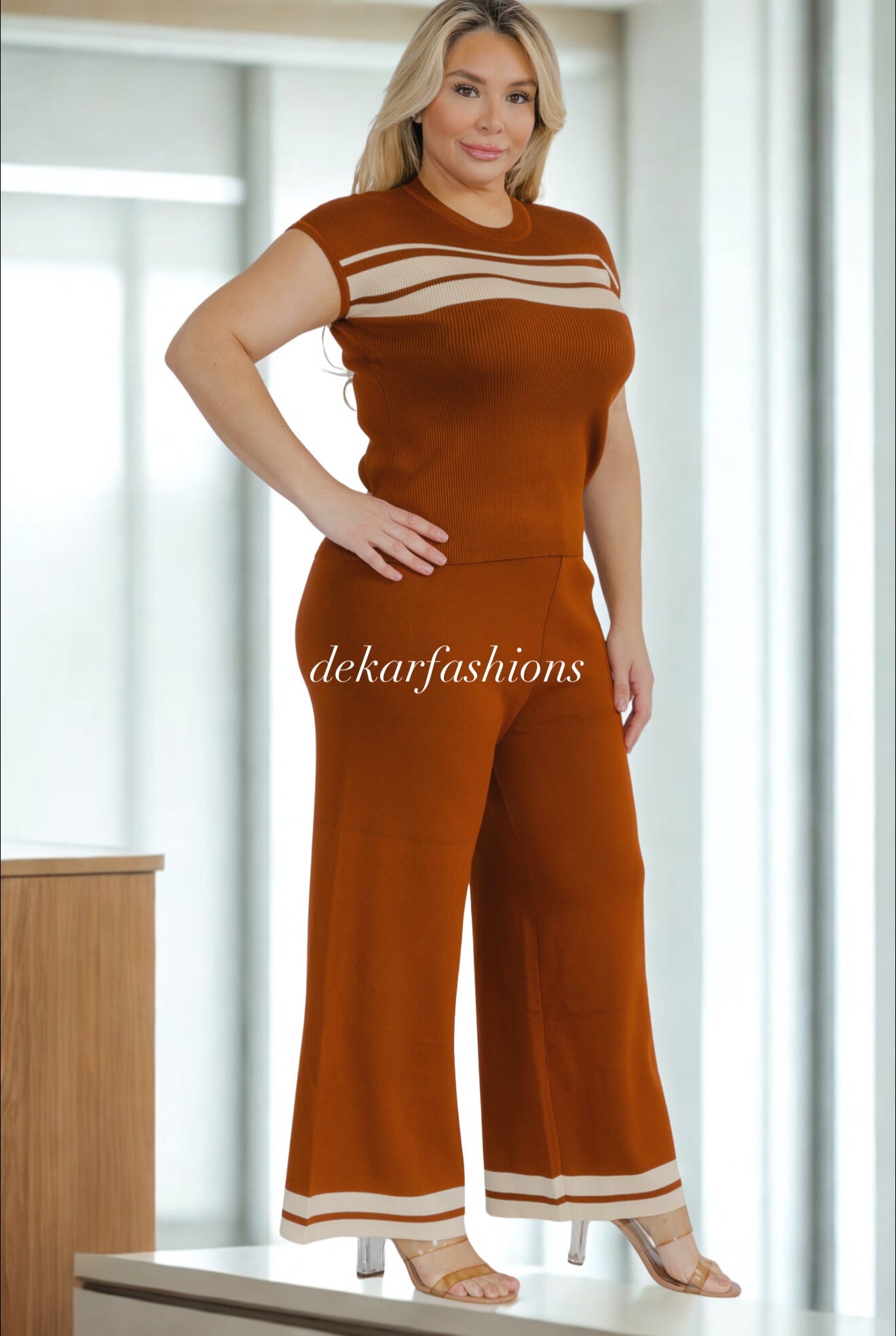 “Josie” Knit Set-PLUS