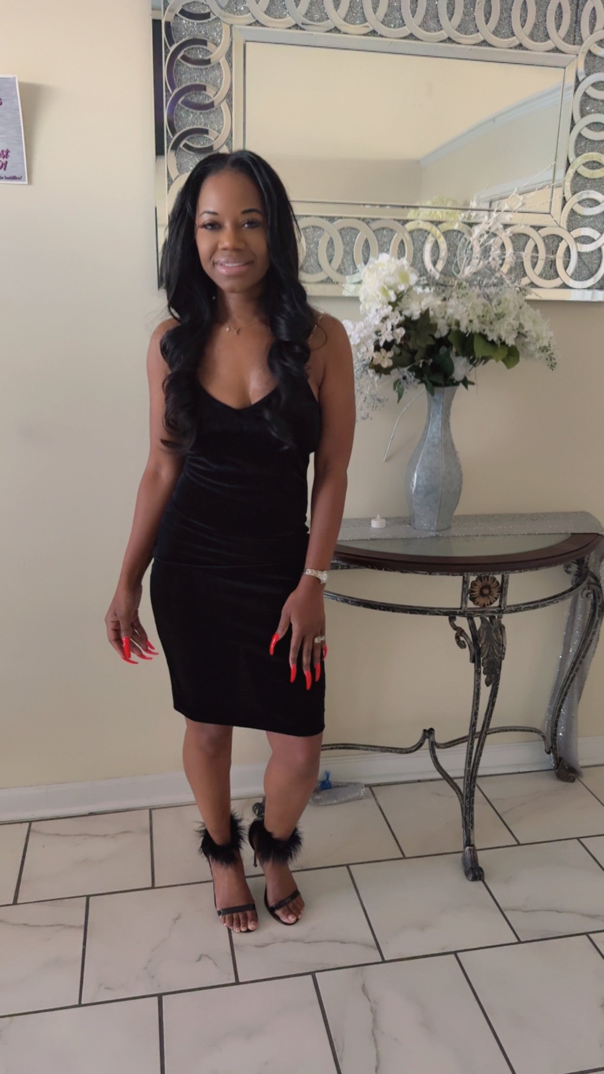 “Little Velvet Black Dress”