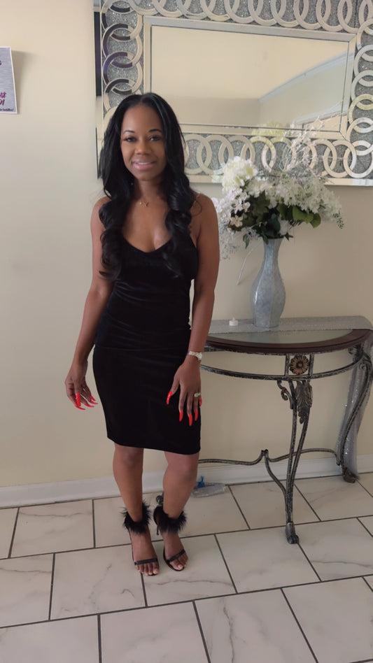 “Little Velvet Black Dress”