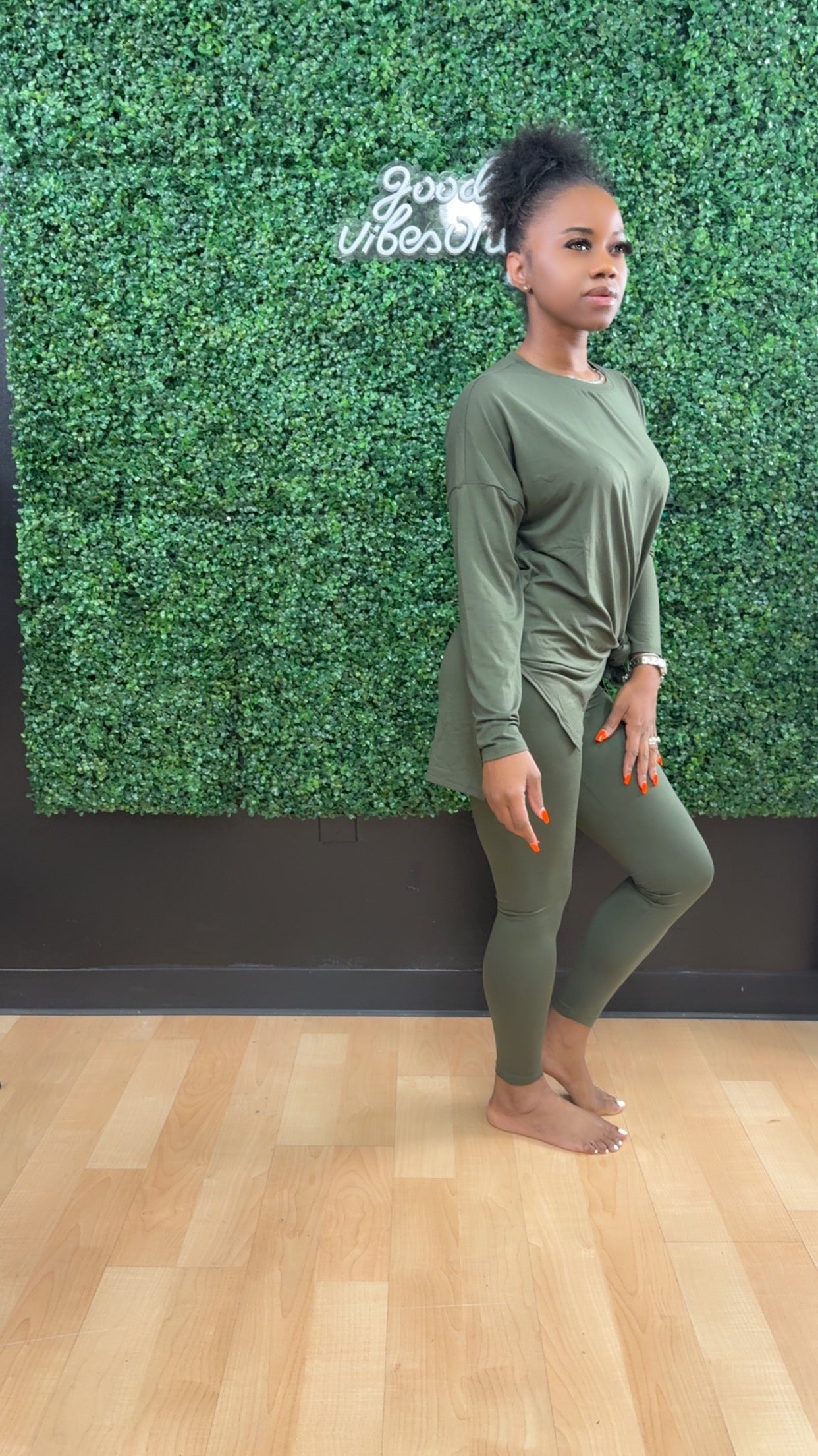 Relaxed Legging Set-Long