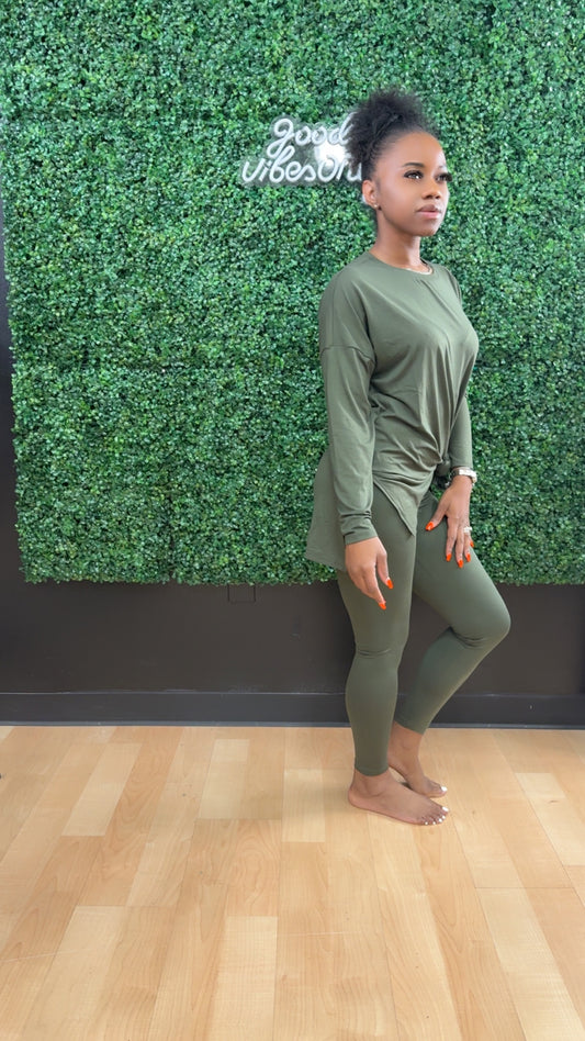 Relaxed Legging Set-Long