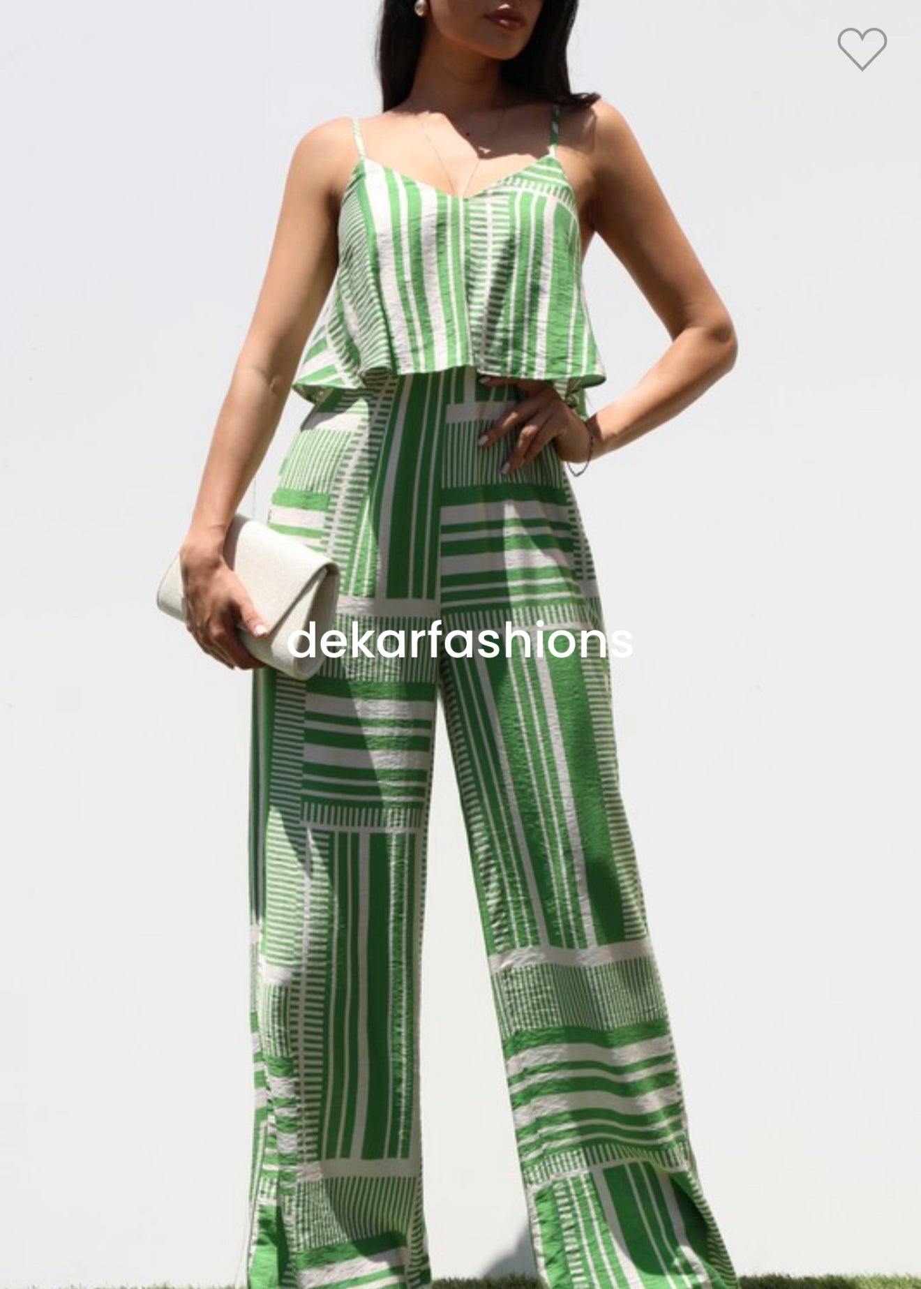 “Artsy Jumpsuit” Green