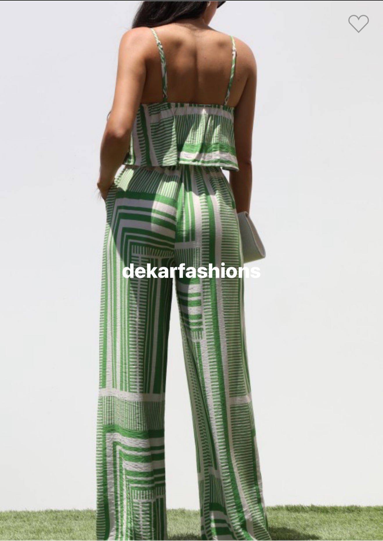 “Artsy Jumpsuit” Green