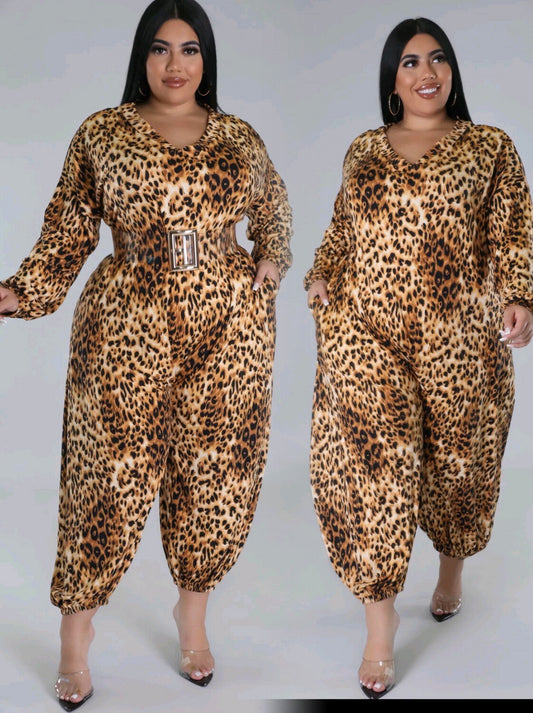 “Prowling” Jumpsuit (Plus)